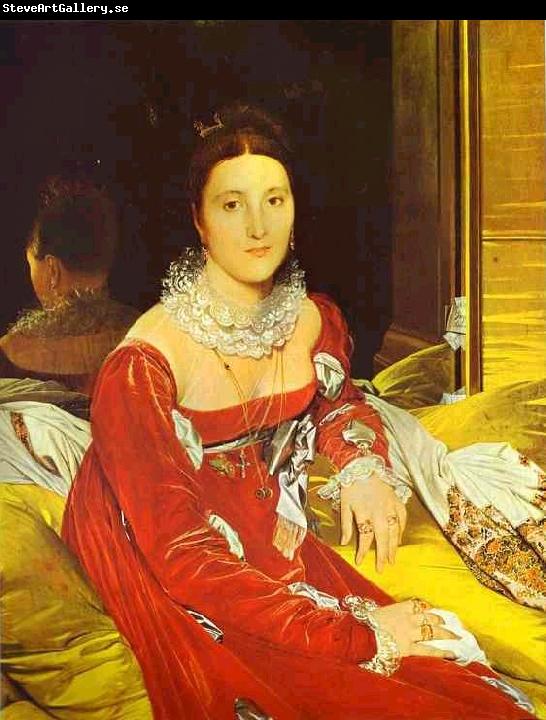 Jean Auguste Dominique Ingres Portrait of Madame de Senonnes.